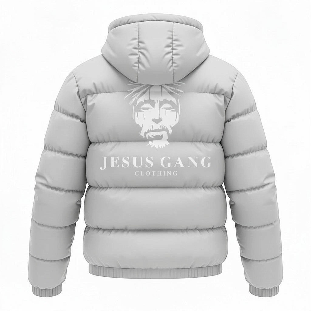 Silver Puffer Coat