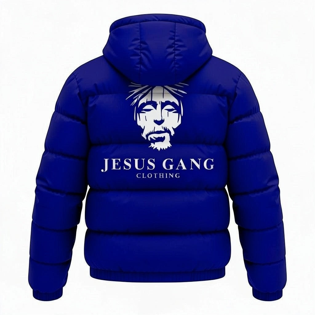 Blue Puffer Coat